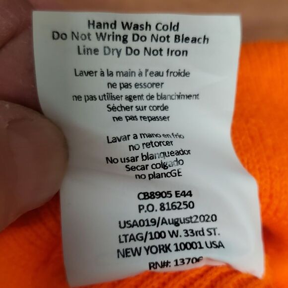 Carhartt Safety Orange Beanie Hat Cap YOUTH - Picture 6 of 6